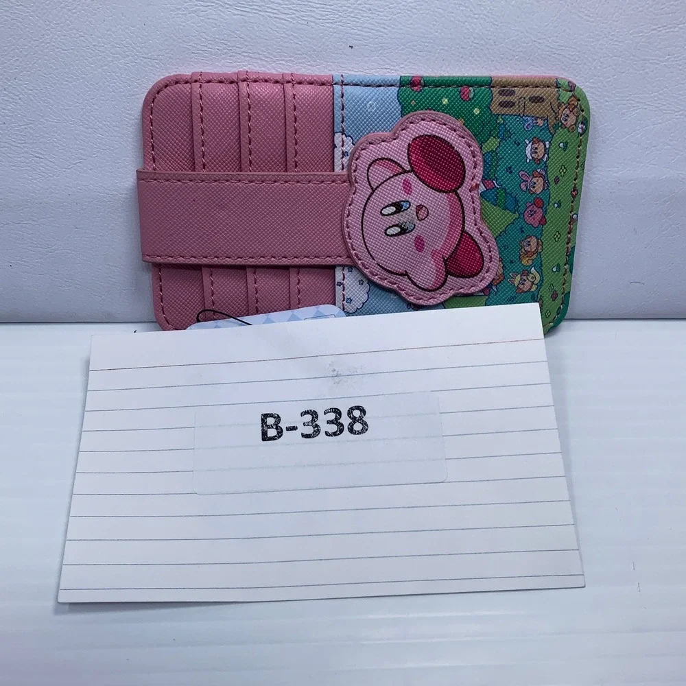 Bioworld Unisex OS Pink Kirby Nintendo Faux Leather Card Holder Wallet NWT